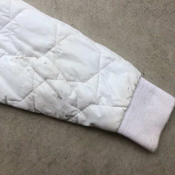 The North Face, White Quilted Jacket, Size Small - Picture 7 of 8